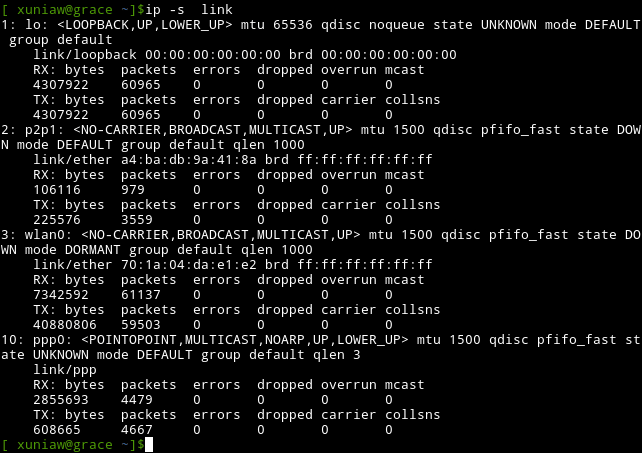 ip statistics all interfaces