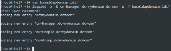 添加 LDAP 域名，属性和键值
