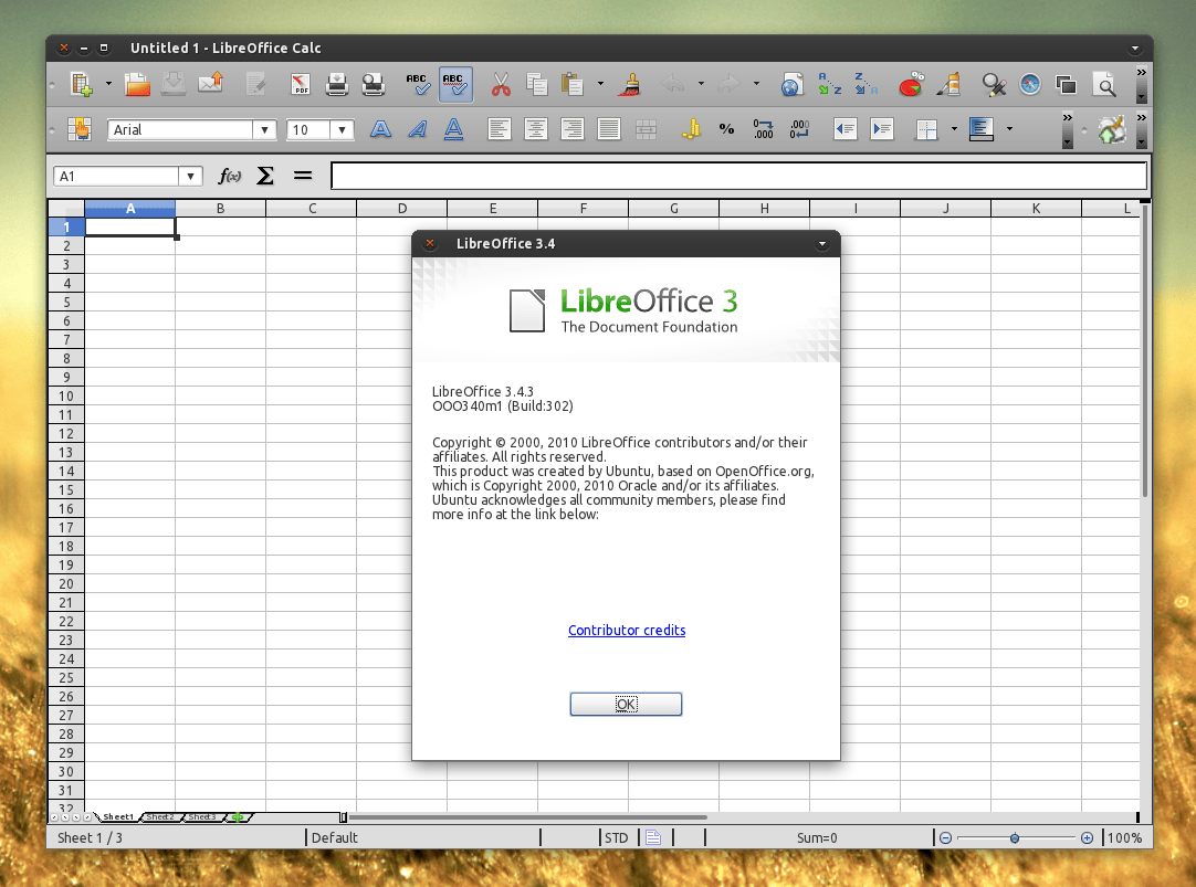 LibreOffice 3.4