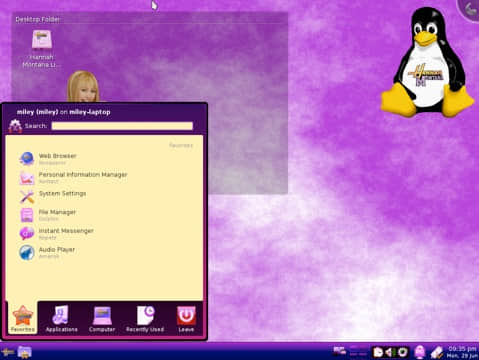 Hannah Montana Linux