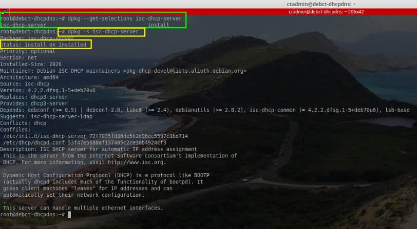 Install ISC DHCP Server in Debian
