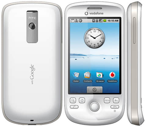 HTC Magic，第二部安卓设备，第一个不带实体键盘的设备。