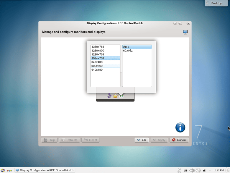 Default xenserver screen VM resolution