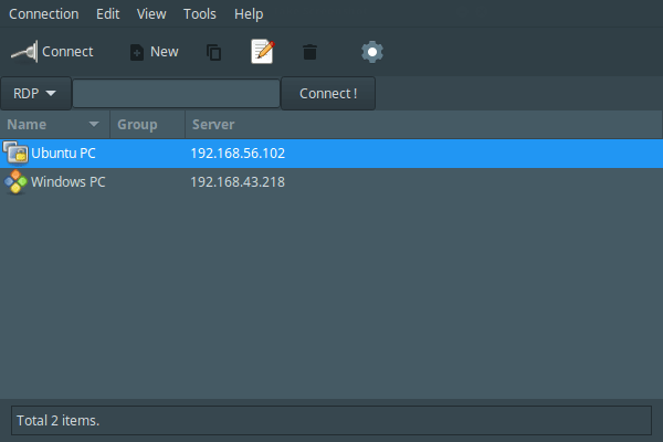 Remmina Desktop Sharing Tool