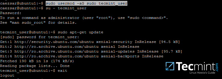 Add Sudo User Root Group