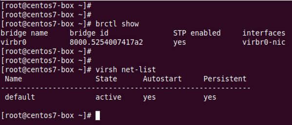 KVM default networking