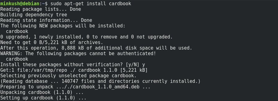 Package installation!