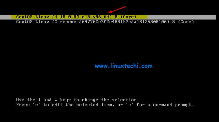 Grub-Boot-CentOS8