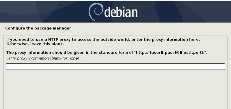 输入代理信息-debian10