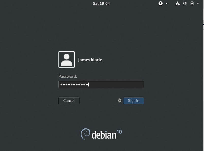 Debian10-登录