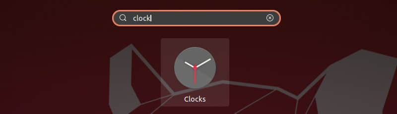 Gnome Clocks App Search Ubuntu