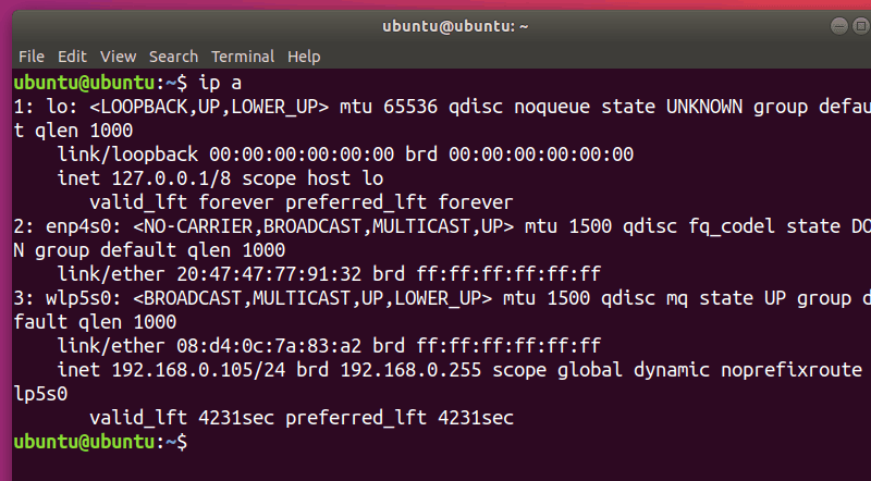 IPv6 Disabled Ubuntu