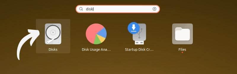 GNOME 的 Disks 工具