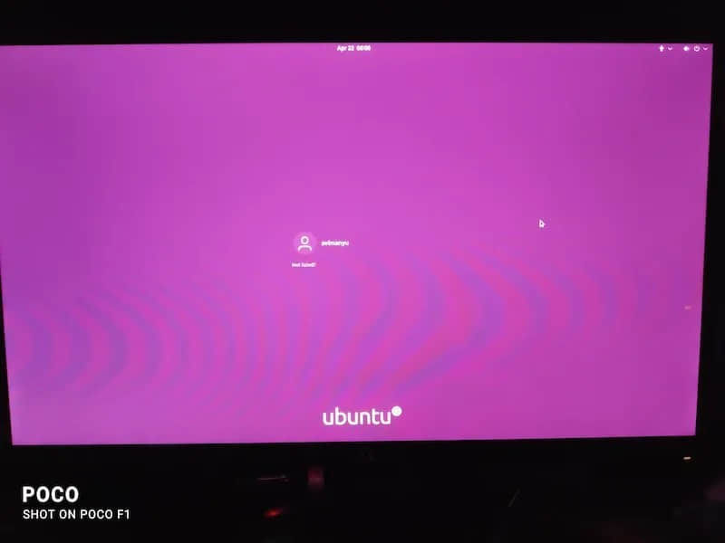 Ubuntu 的登录界面