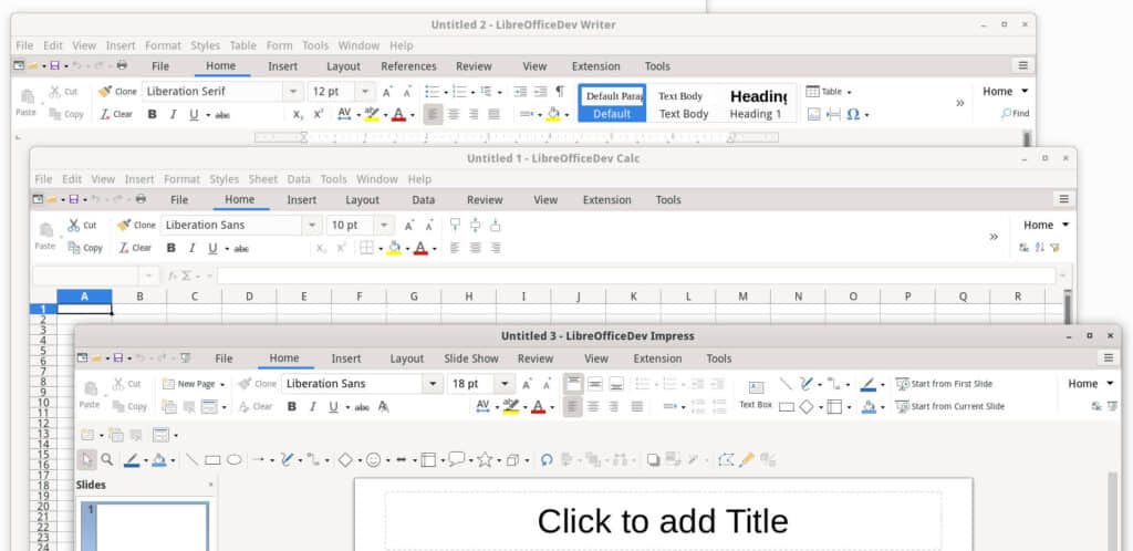 在 GNOME 中让 LibreOffice 看起来像微软 Office