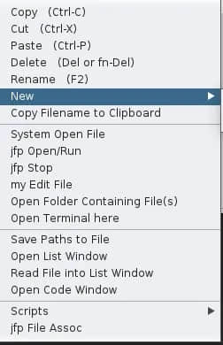 Right-click context menu in JFileProcessor