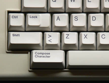 Compose key on lk201 keyboard