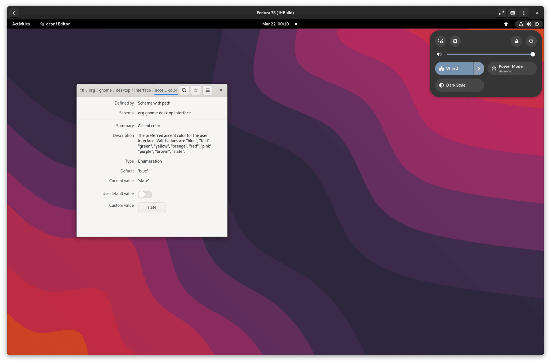 GNOME 即将推出的强调色支持的另一个早期预览
